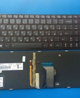 Клавиатура для ноутбука Lenovo Ideapad Y500 Y500N Y500NT Y500S Y510P Y590 Y590N RUS черный подсветка
