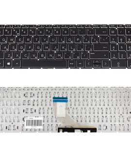 Клавиатура для ноутбука HP 15-CX, 15-EC, 15-DA, 15-DB, 15-DX с подсветкой