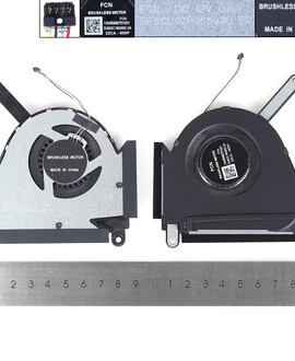 Вентилятор (кулер) для ноутбука Asus TUF Dash F15 FX517ZM FX517ZR TUF517ZM 12V CPU fan 13NR0990T01021 FQ1L DFSCL42P06593U